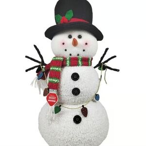 Decorative collectible 19" snowman